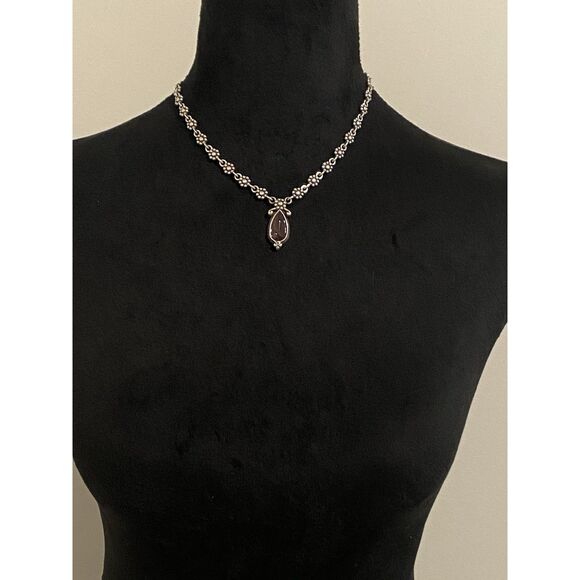 Brighton Jewelry - Brighton La Vie En Rose Reversible Pink Crystal Pendant Necklace